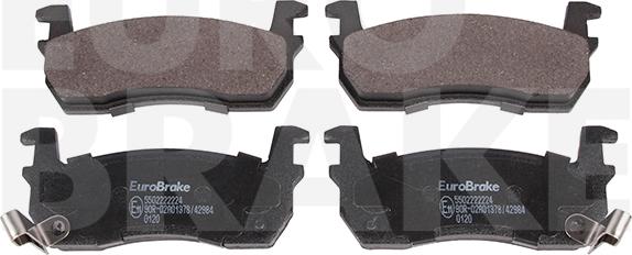 Eurobrake 5502222224 - Brake Pad Set, disc parking brake autospares.lv