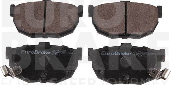 Eurobrake 5502222222 - Brake Pad Set, disc brake autospares.lv