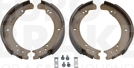 Eurobrake 58492740373 - Brake Shoe Set autospares.lv