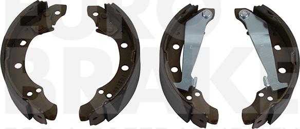 Eurobrake 58492747345 - Brake Shoe Set autospares.lv