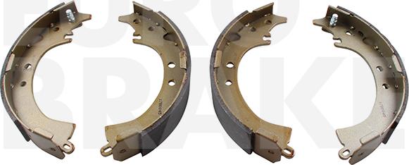 Eurobrake 58492751613 - Brake Shoe Set autospares.lv