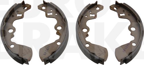 Eurobrake 58492752550 - Brake Shoe Set autospares.lv