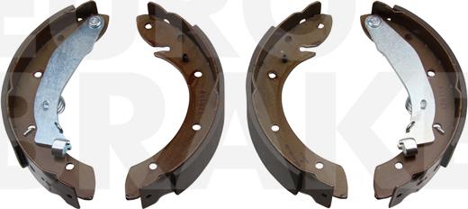 Eurobrake 58492739599 - Brake Shoe Set autospares.lv