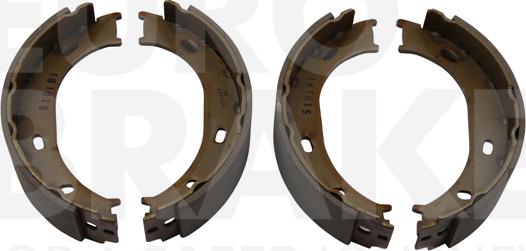 Eurobrake 58492733663 - Brake Shoe Set, parking brake autospares.lv