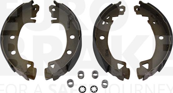 Eurobrake 58492723580 - Brake Shoe Set autospares.lv