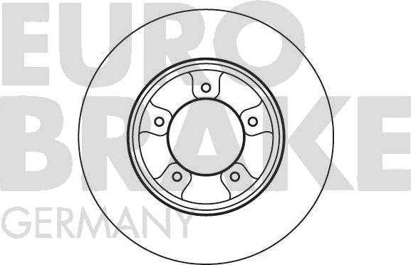 Eurobrake 5815204561 - Brake Disc autospares.lv