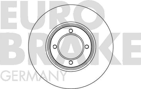 Eurobrake 5815204508 - Brake Disc autospares.lv