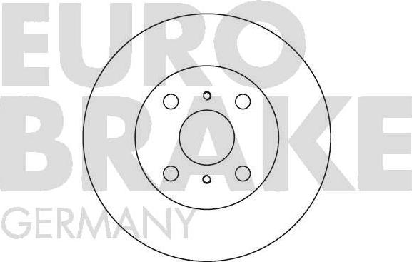 Eurobrake 5815204514 - Brake Disc autospares.lv