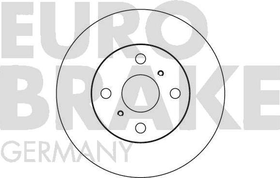 Eurobrake 5815204515 - Brake Disc autospares.lv