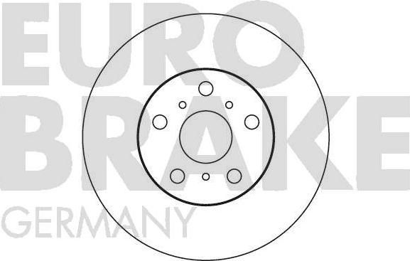 Eurobrake 5815204534 - Brake Disc autospares.lv