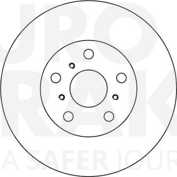 Eurobrake 5815204531 - Brake Disc autospares.lv