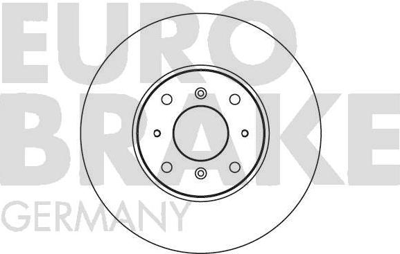 Eurobrake 5815204010 - Brake Disc autospares.lv