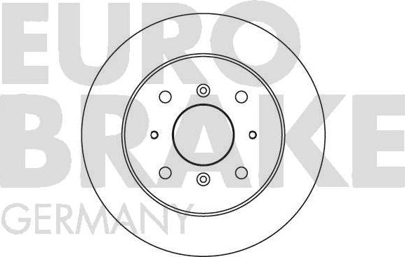 Eurobrake 5815204011 - Brake Disc autospares.lv