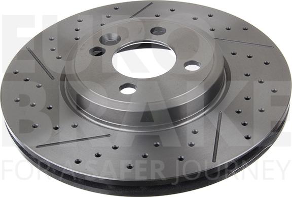 Eurobrake 5815204038 - Brake Disc autospares.lv