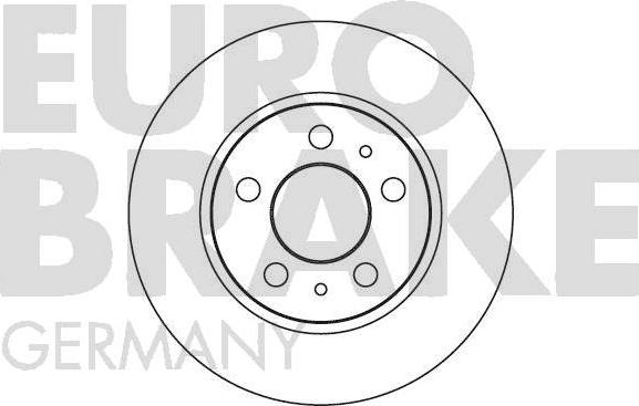 Eurobrake 5815204802 - Brake Disc autospares.lv