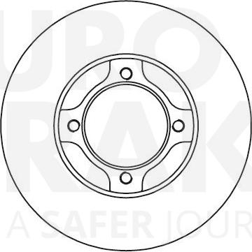 Eurobrake 5815205113 - Brake Disc autospares.lv