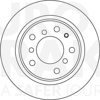 Eurobrake 5815201503 - Brake Disc autospares.lv