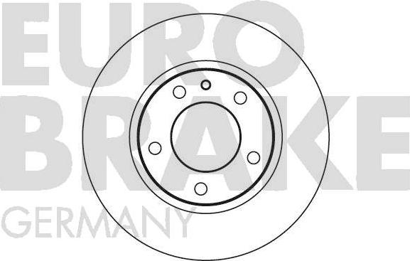 Eurobrake 5815201512 - Brake Disc autospares.lv