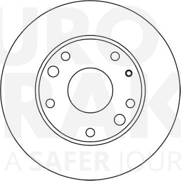 Eurobrake 5815201577 - Brake Disc autospares.lv