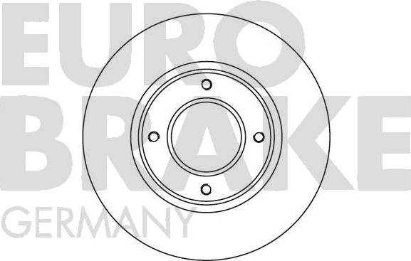 Eurobrake 5815201215 - Brake Disc autospares.lv