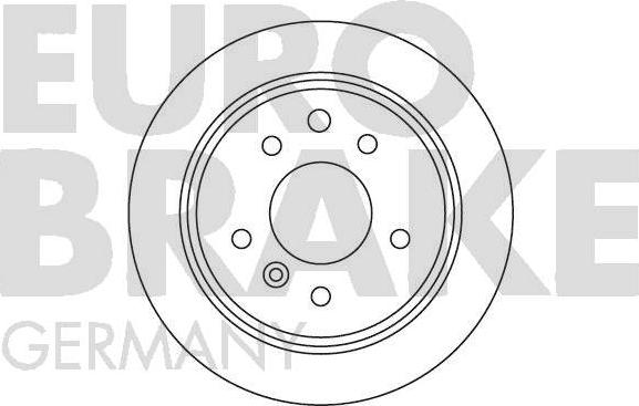 Eurobrake 5815201217 - Brake Disc autospares.lv