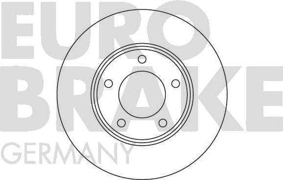 Eurobrake 5815201220 - Brake Disc autospares.lv