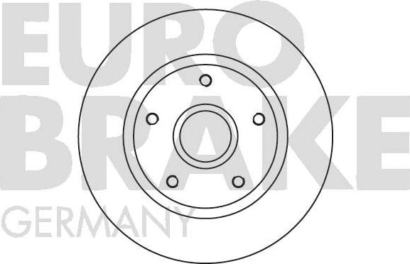 Eurobrake 5815203993 - Brake Disc autospares.lv