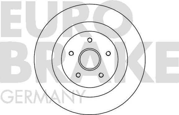 Eurobrake 5815203952 - Brake Disc autospares.lv