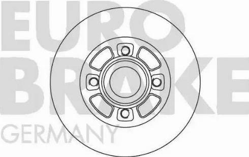 Eurobrake 5815203927 - Brake Disc autospares.lv