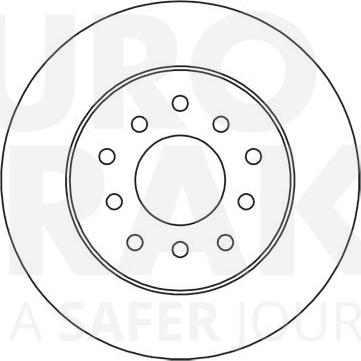 Eurobrake 5815203662 - Brake Disc autospares.lv