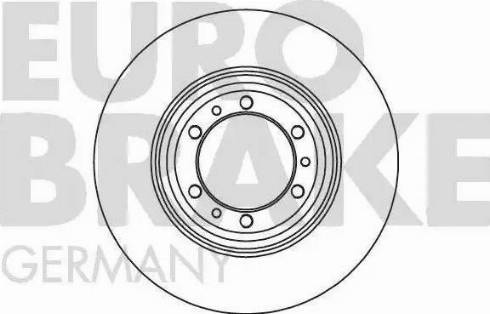 Eurobrake 5815203627 - Brake Disc autospares.lv