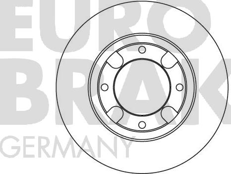 Eurobrake 5815203013 - Brake Disc autospares.lv