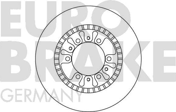 Eurobrake 5815203028 - Brake Disc autospares.lv