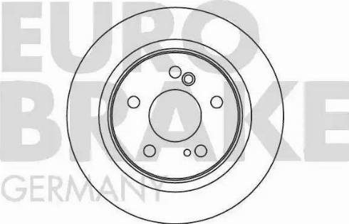 Eurobrake 5815203312 - Brake Disc autospares.lv