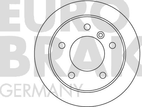 Eurobrake 5815203337 - Brake Disc autospares.lv