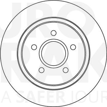 Eurobrake 5815202559 - Brake Disc autospares.lv