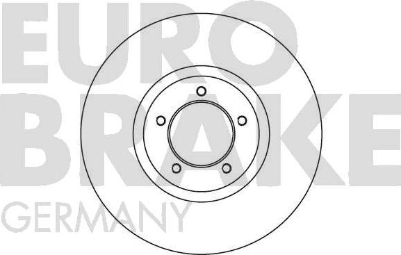 Eurobrake 5815202511 - Brake Disc autospares.lv