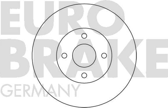 Eurobrake 5815202578 - Brake Disc autospares.lv