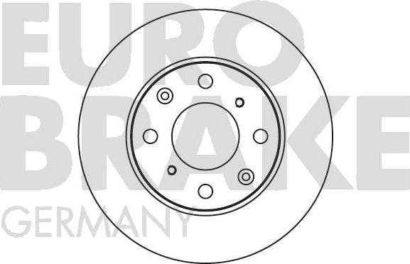 Eurobrake 5815202665 - Brake Disc autospares.lv