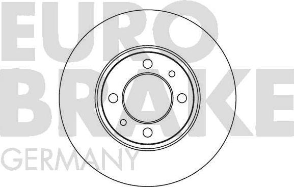 Eurobrake 5815202305 - Brake Disc autospares.lv