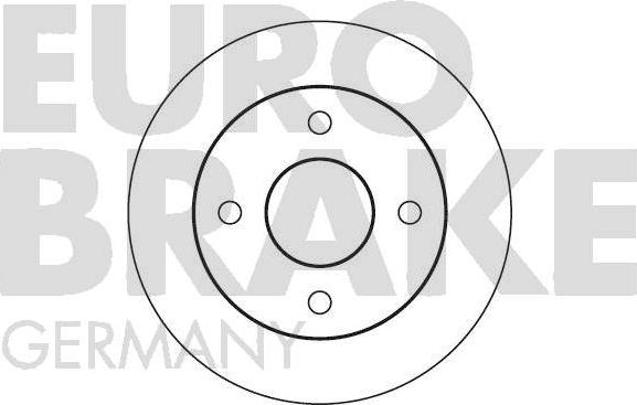 Eurobrake 5815202212 - Brake Disc autospares.lv