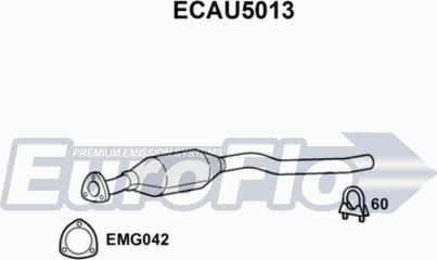 EuroFlo ECAU5013 - Catalytic Converter autospares.lv