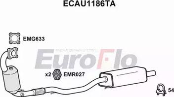 EuroFlo ECAU1186TA - Catalytic Converter autospares.lv