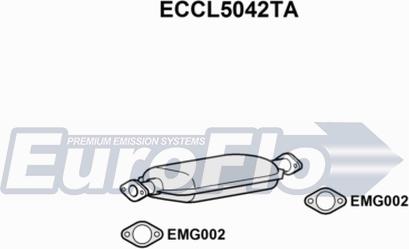 EuroFlo ECCL5042TA - Catalytic Converter autospares.lv