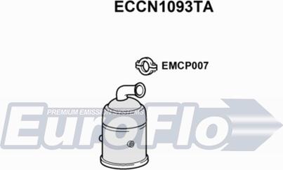 EuroFlo ECCN1093TA - Catalytic Converter autospares.lv