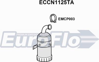 EuroFlo ECCN1125TA - Catalytic Converter autospares.lv
