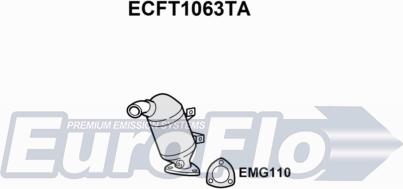 EuroFlo ECFT1063TA - Catalytic Converter autospares.lv
