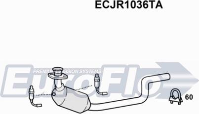 EuroFlo ECJR1036TA - Catalytic Converter autospares.lv