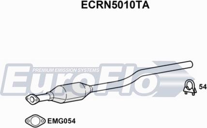 EuroFlo ECRN5010TA - Catalytic Converter autospares.lv