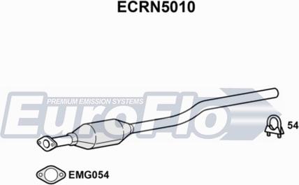 EuroFlo ECRN5010 - Catalytic Converter autospares.lv